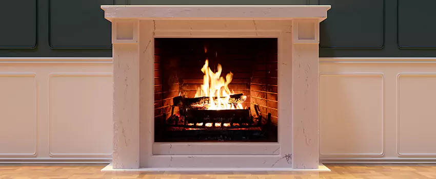 Decorative Electric Fireplace Installation in Temescal Valley, California