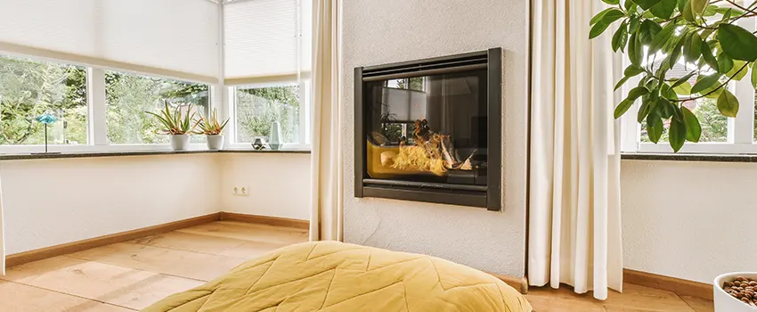 Residential Fireplace Ceramic Glass Installation in Temescal Valley, CA