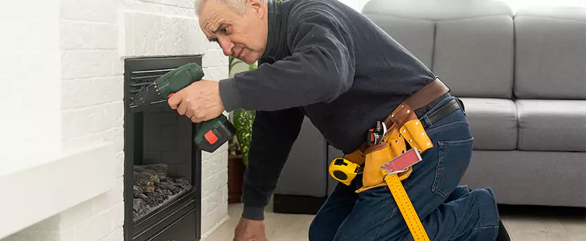 New Indoor Fireplace Installation in Temescal Valley, California