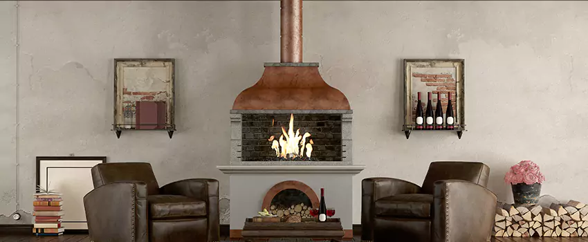 Thelin Hearth Products Providence Pellet Insert Fireplace Installation in Temescal Valley, CA
