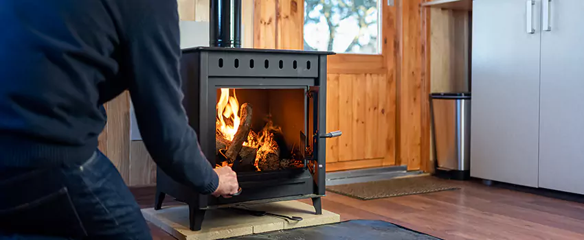 Open Hearth Wood Fireplace Installation in Temescal Valley, CA