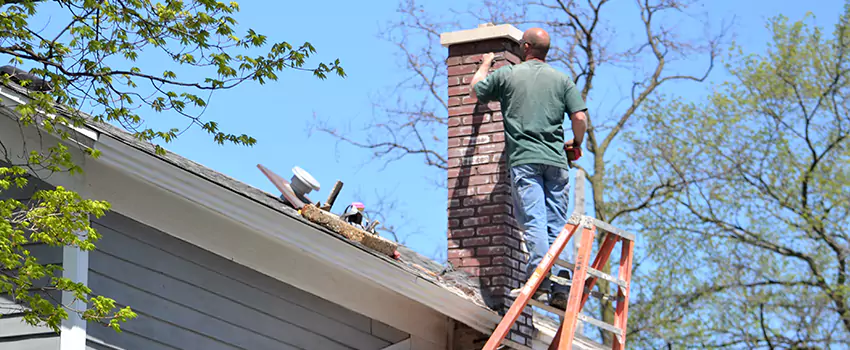 Vinyl and PVC Chimney Flashing Installation in Temescal Valley, CA