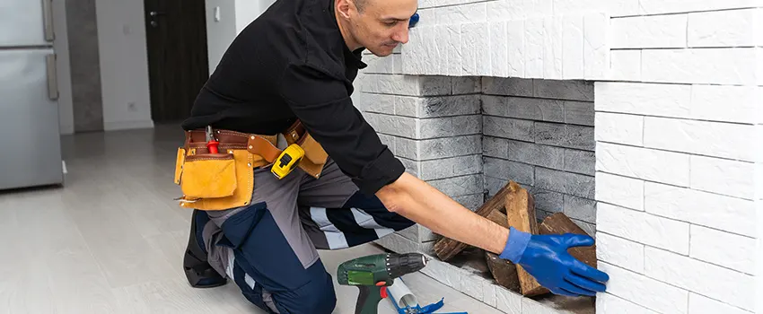Fireplace Damaged Damper Frame Repair Services in Temescal Valley, California